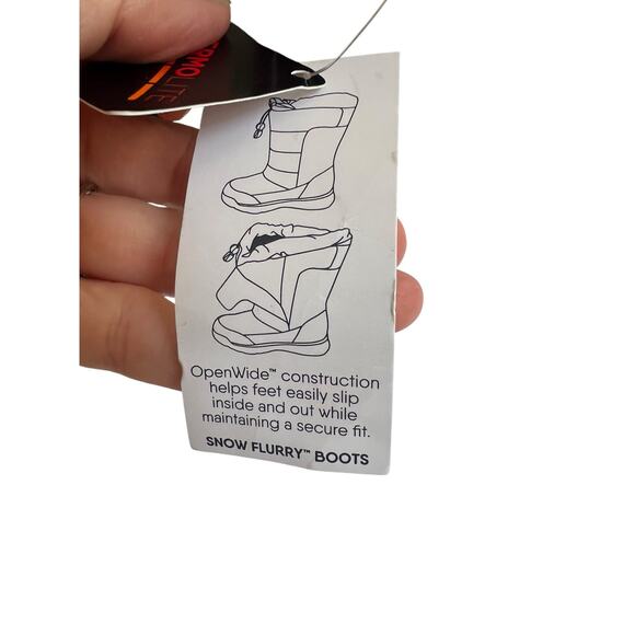 Lands’ End Snow Flurry Boots Youth 7 (Fits Women 8.5-9)Thermolite Waterproof NWT - Picture 7 of 13